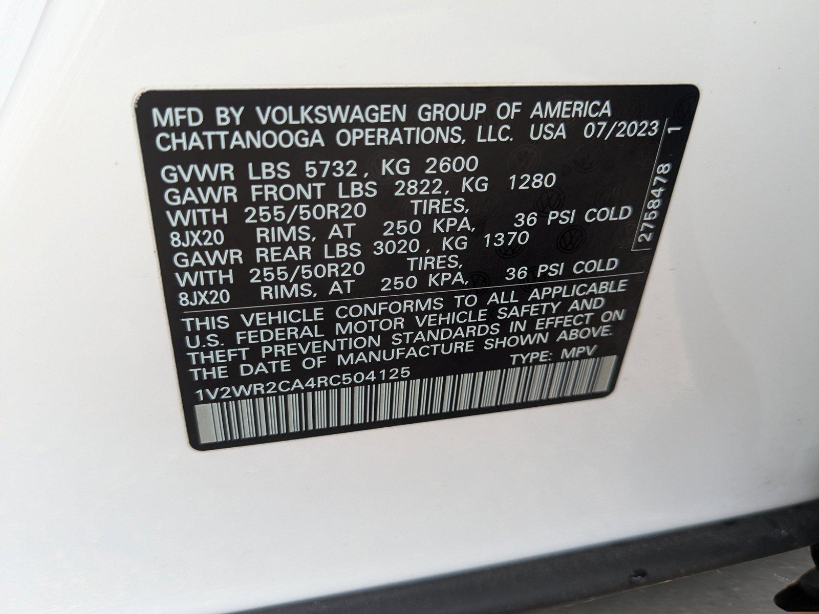 2024 Volkswagen ATLAS Vehicle Photo in MIAMI, FL 33134-2699