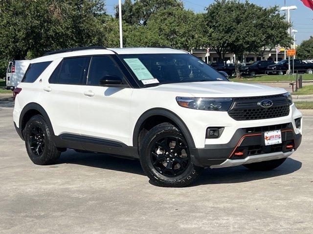 Used 2022 Ford Explorer TIMBERLINE with VIN 1FMSK8JHXNGB86596 for sale in Jersey Village, TX