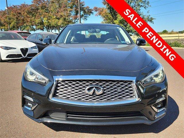 Certified 2021 INFINITI Q50 LUXE with VIN JN1EV7BR7MM754073 for sale in Willow Grove, PA