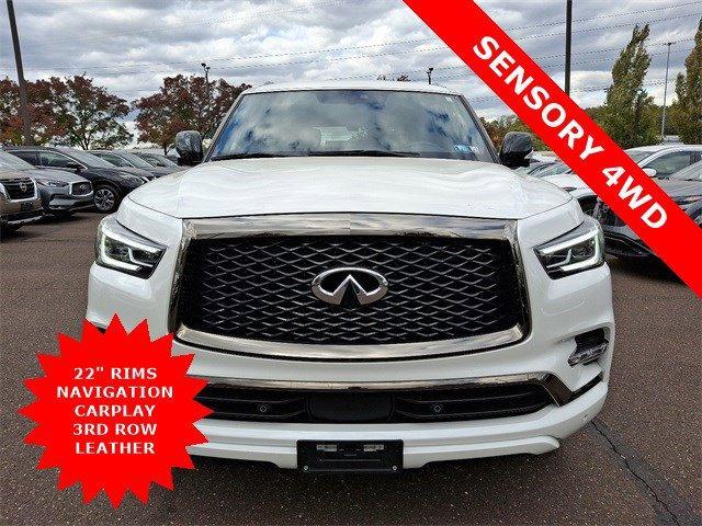 Certified 2024 INFINITI QX80 Sensory 4WD with VIN JN8AZ2BE8R9325488 for sale in Willow Grove, PA