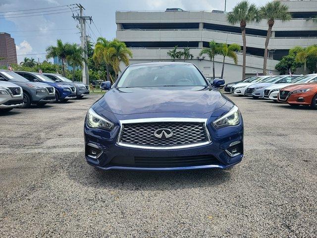 Used 2021 INFINITI Q50 LUXE with VIN JN1EV7BP8MM701803 for sale in Fort Lauderdale, FL