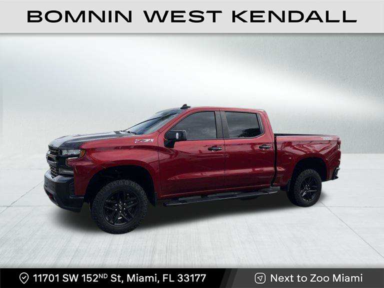 Used 2021 Chevrolet Silverado 1500 LT Trail Boss with VIN 1GCPYFED1MZ269728 for sale in Miami, FL