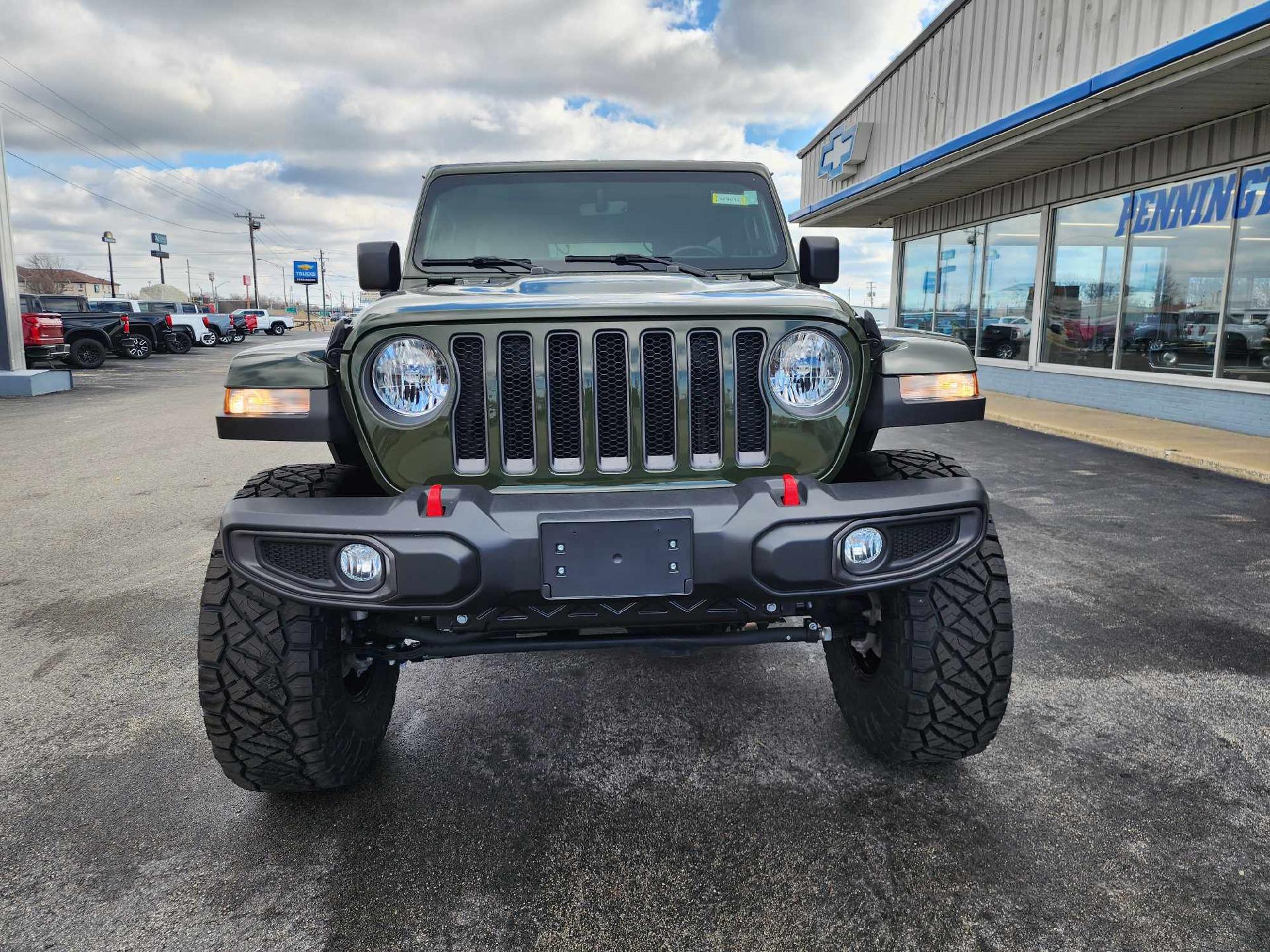 Used 2023 Jeep Wrangler 4-Door Rubicon with VIN 1C4HJXFG0PW595758 for sale in Salem, IL