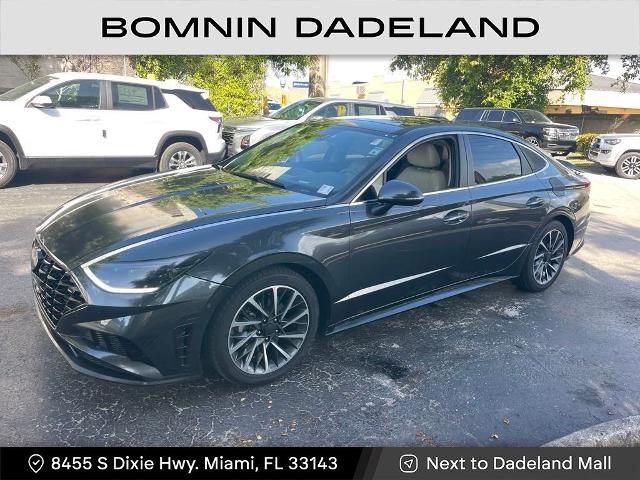 Used 2020 Hyundai Sonata Limited with VIN 5NPEH4J20LH014719 for sale in Miami, FL