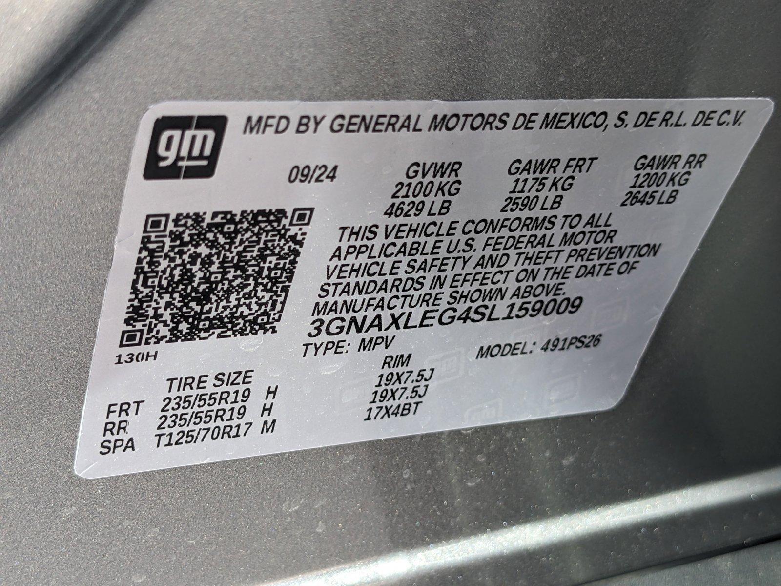 2025 Chevrolet Equinox Vehicle Photo in MIAMI, FL 33172-3015