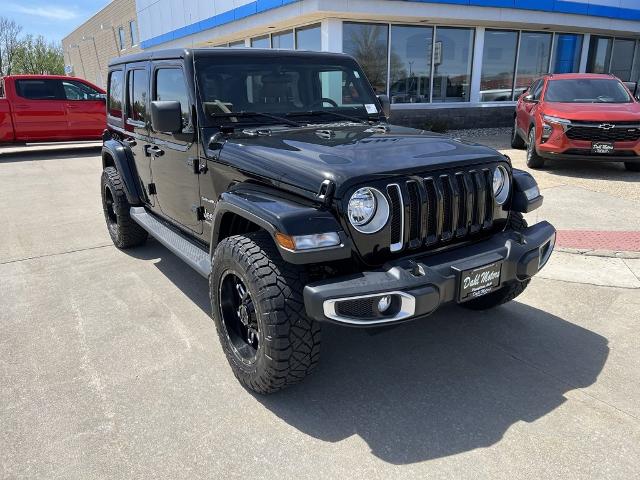 Used 2020 Jeep Wrangler Unlimited Sahara with VIN 1C4HJXEG4LW189008 for sale in Pipestone, Minnesota