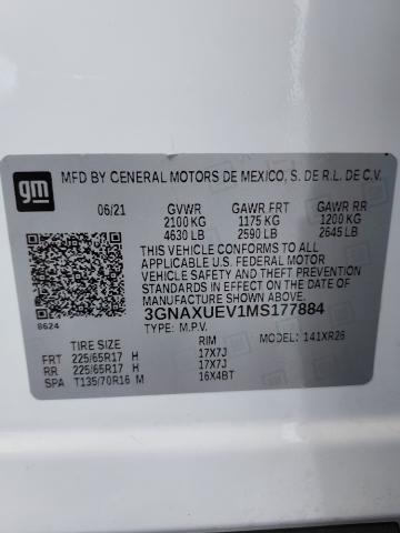 2021 Chevrolet Equinox Vehicle Photo in OSHKOSH, WI 54904-7811