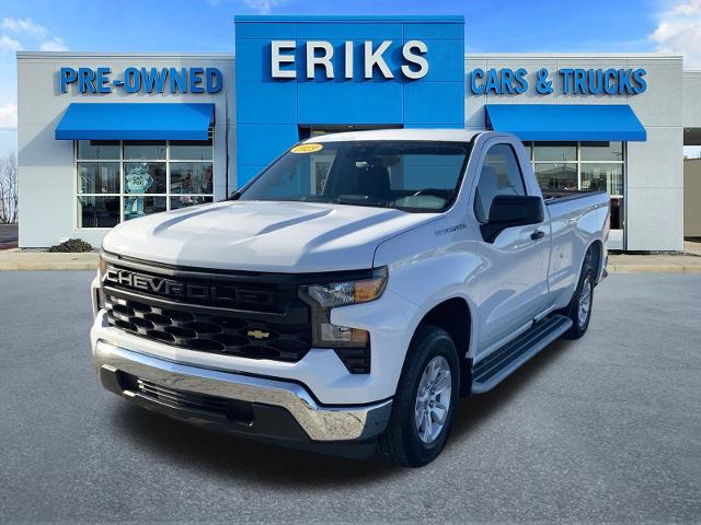 Used 2023 Chevrolet Silverado 1500 Work Truck with VIN 3GCNAAED2PG325372 for sale in Kokomo, IN