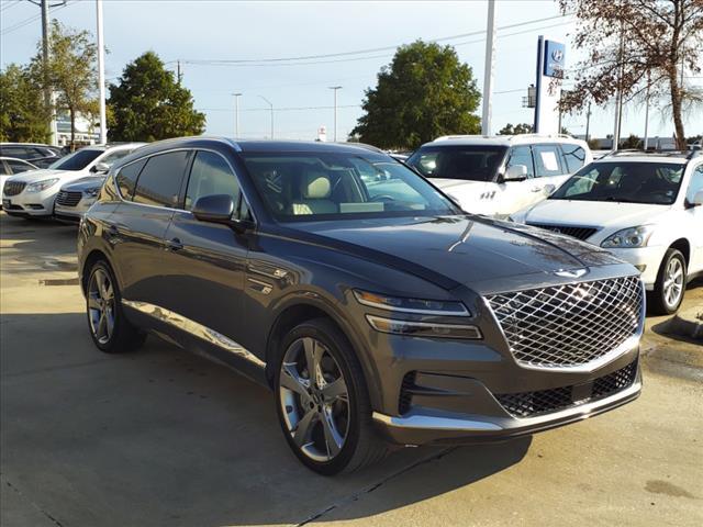 Used 2021 GENESIS GV80 Advanced+ with VIN KMUHCESC0MU031372 for sale in Denton, TX