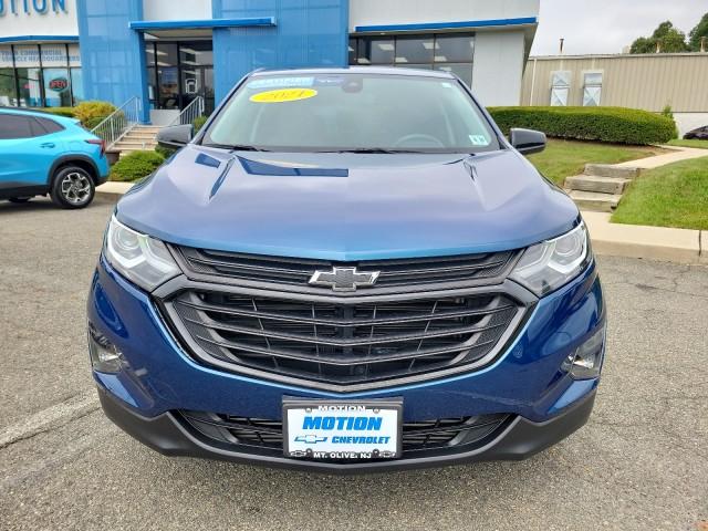 Certified 2021 Chevrolet Equinox LT with VIN 3GNAXUEV1ML402251 for sale in Mount Olive, NJ