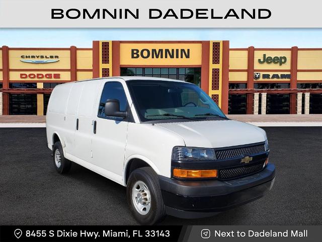 Used 2021 Chevrolet Express Cargo Work Van with VIN 1GCWGAFP9M1173628 for sale in Miami, FL