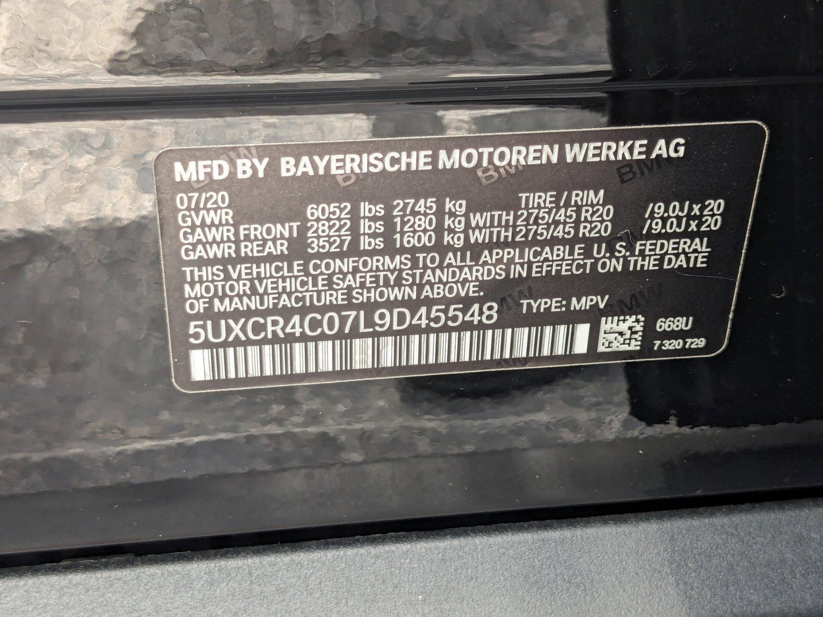 2020 BMW X5 sDrive40i Vehicle Photo in WEST PALM BEACH, FL 33407-3296