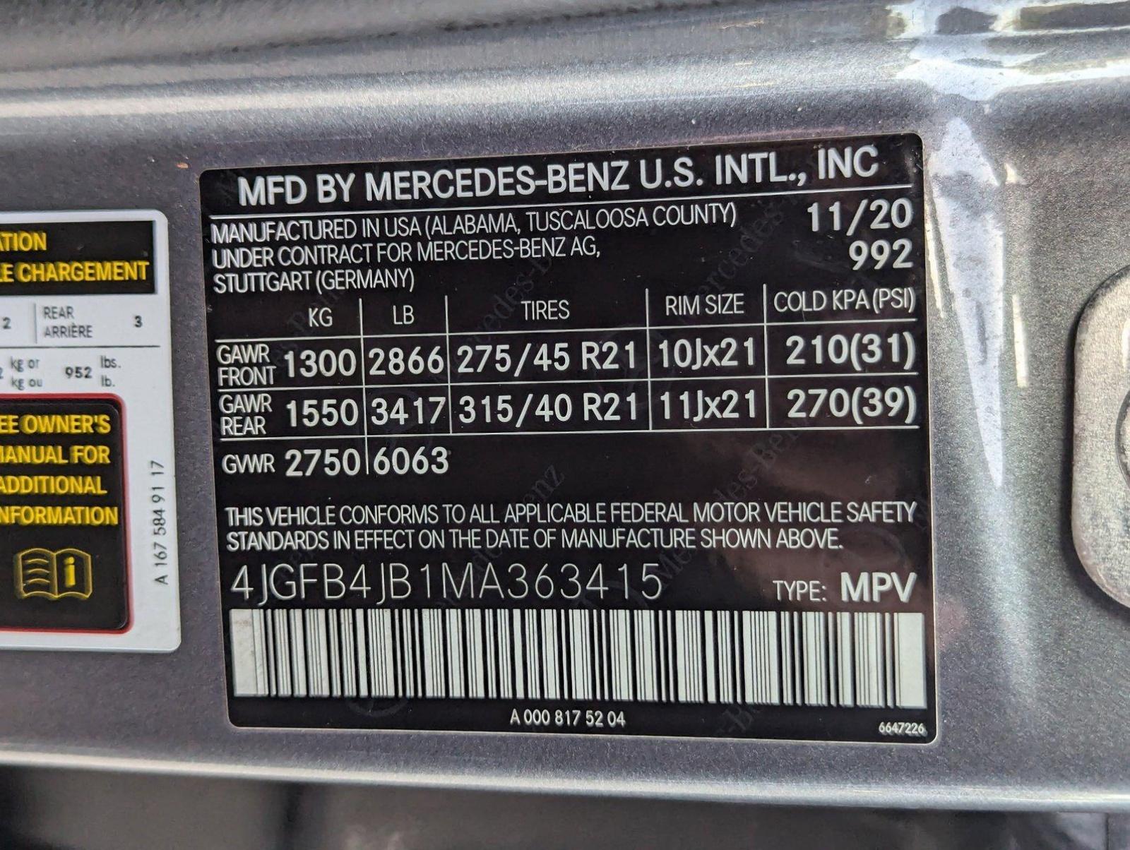 2021 Mercedes-Benz GLE Vehicle Photo in Pembroke Pines , FL 33027