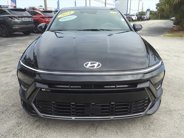 Certified 2024 Hyundai Sonata N Line with VIN KMHL54JC6RA349861 for sale in Cocoa, FL