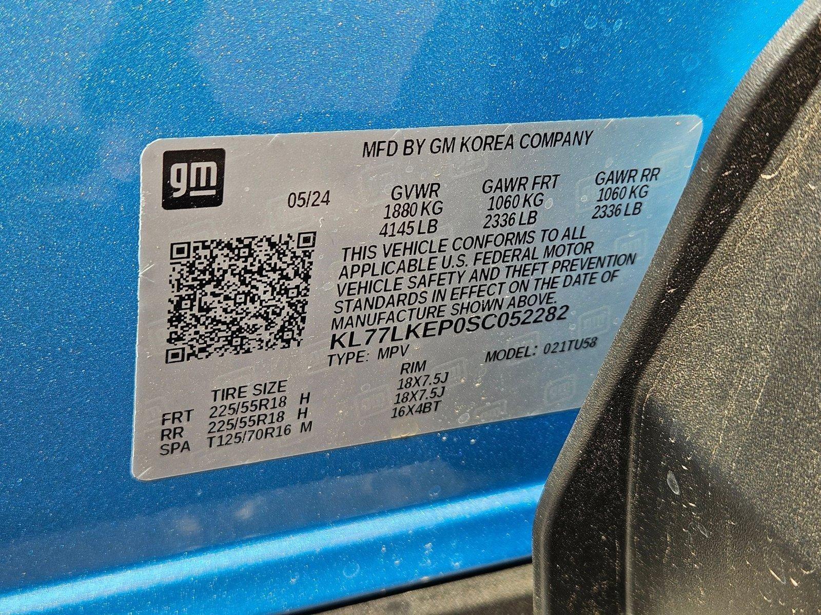 2025 Chevrolet Trax Vehicle Photo in PEORIA, AZ 85382-3715