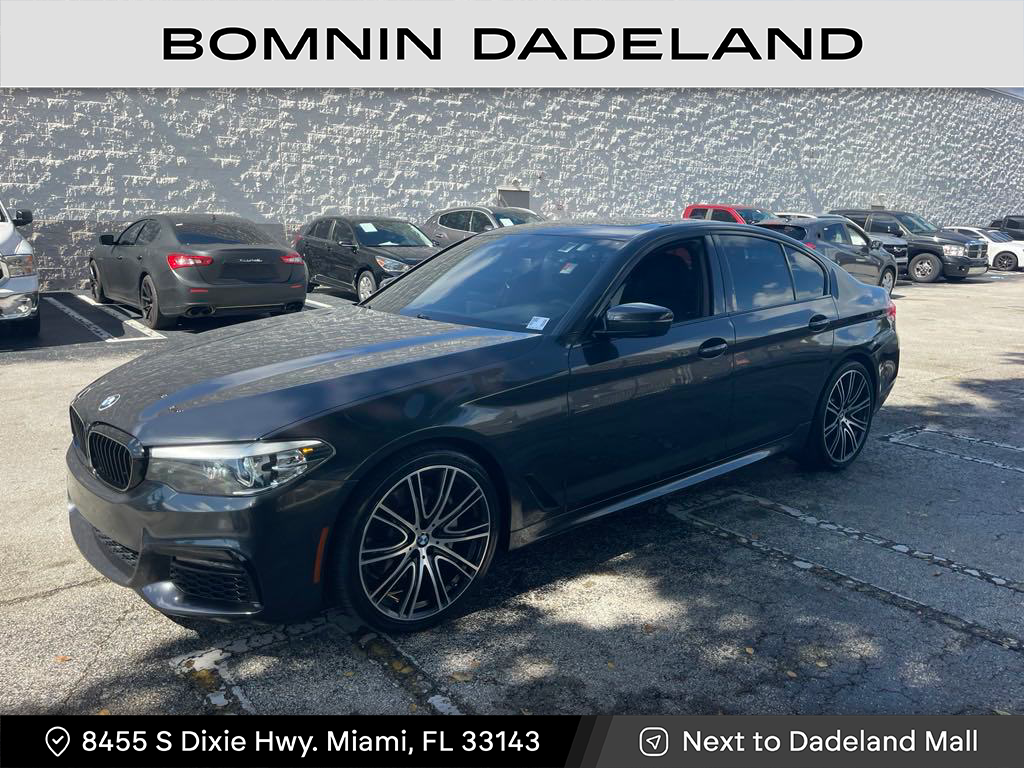 Used 2019 BMW 5 Series 540i with VIN WBAJE5C56KWW18818 for sale in Miami, FL