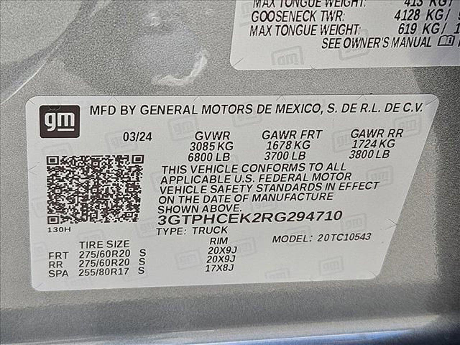 2024 GMC Sierra 1500 Vehicle Photo in HENDERSON, NV 89014-6702