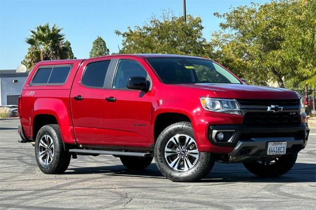 Used 2021 Chevrolet Colorado Z71 with VIN 1GCGTDEN1M1154623 for sale in Vacaville, CA