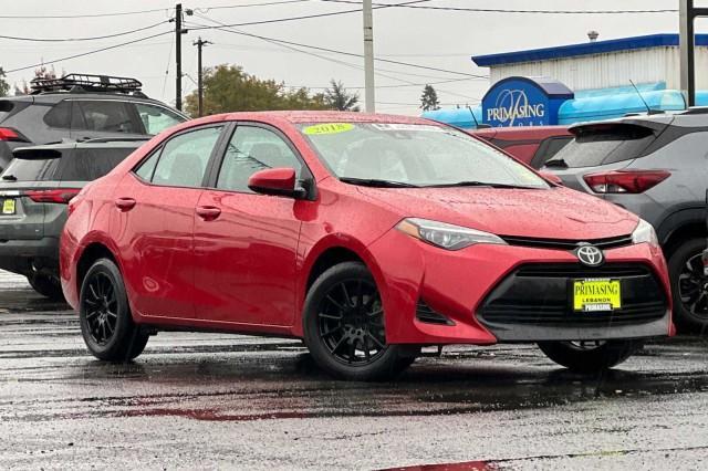 Used 2018 Toyota Corolla LE with VIN 2T1BURHE4JC000723 for sale in Lebanon, OR