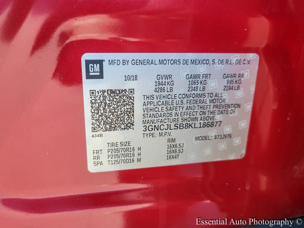 2019 Chevrolet Trax Vehicle Photo in AURORA, IL 60503-9326