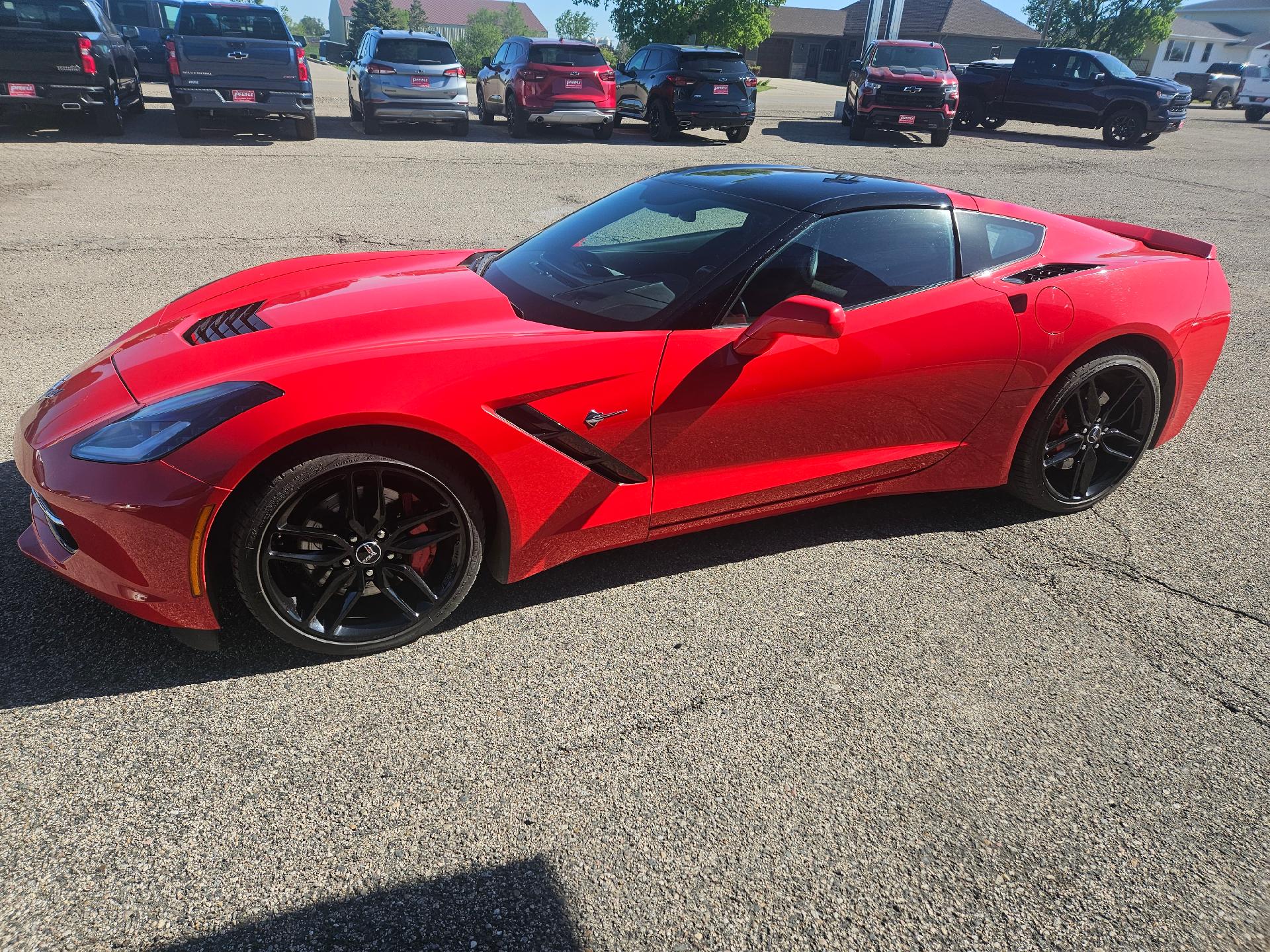 Used 2014 Chevrolet Corvette Z51 with VIN 1G1YM2D74E5111017 for sale in Wishek, ND