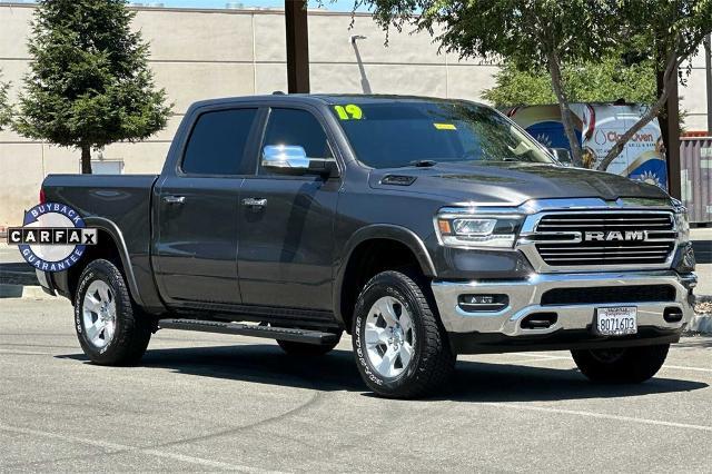 Used 2019 RAM Ram 1500 Pickup Laramie with VIN 1C6SRFJT4KN681321 for sale in Vacaville, CA