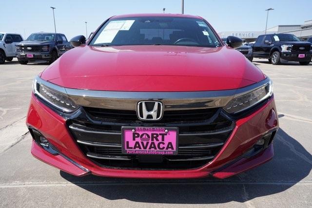 Used 2022 Honda Accord Sport with VIN 1HGCV1F37NA056557 for sale in Port Lavaca, TX