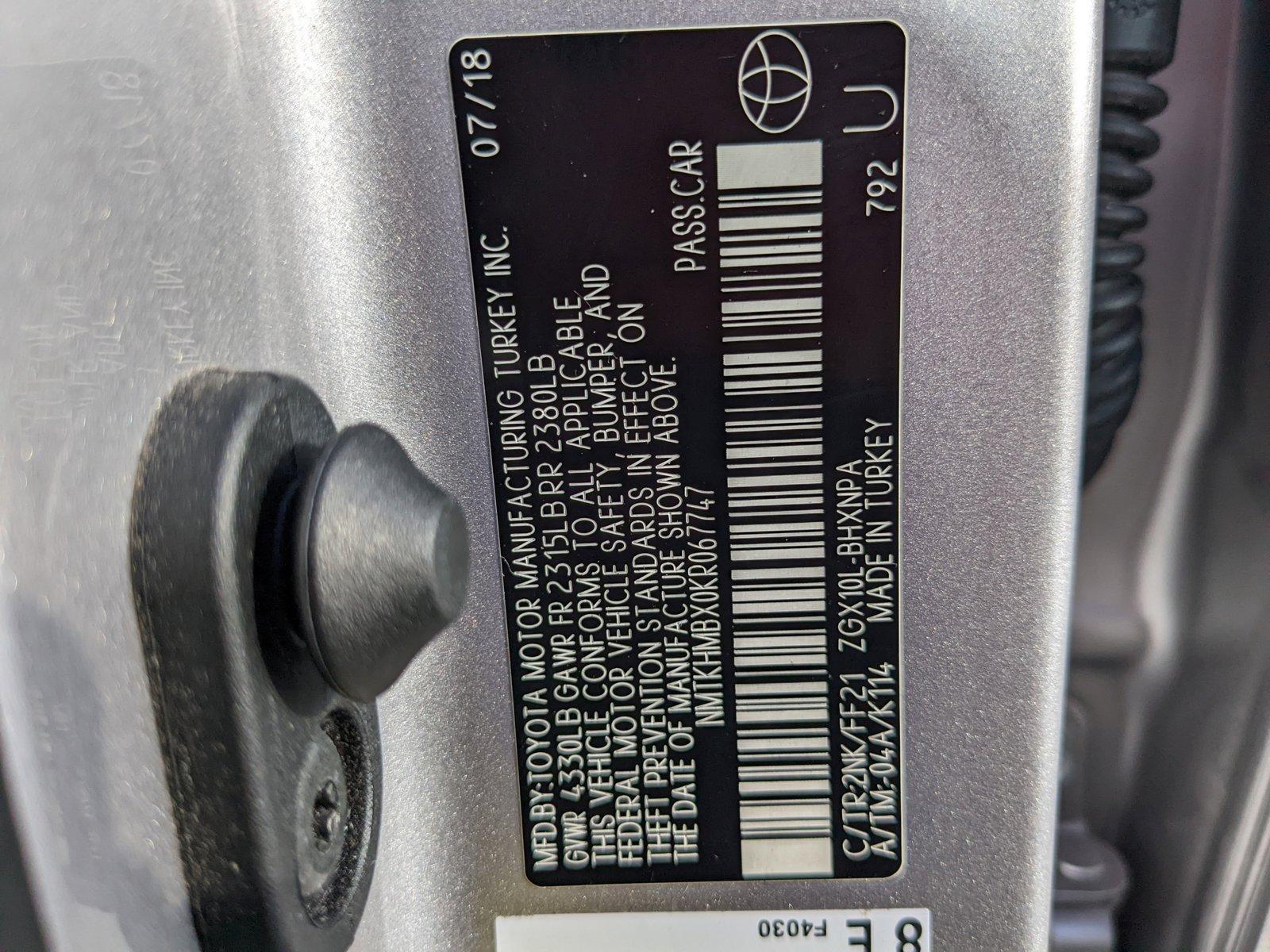 2019 Toyota C-HR Vehicle Photo in Davie, FL 33331