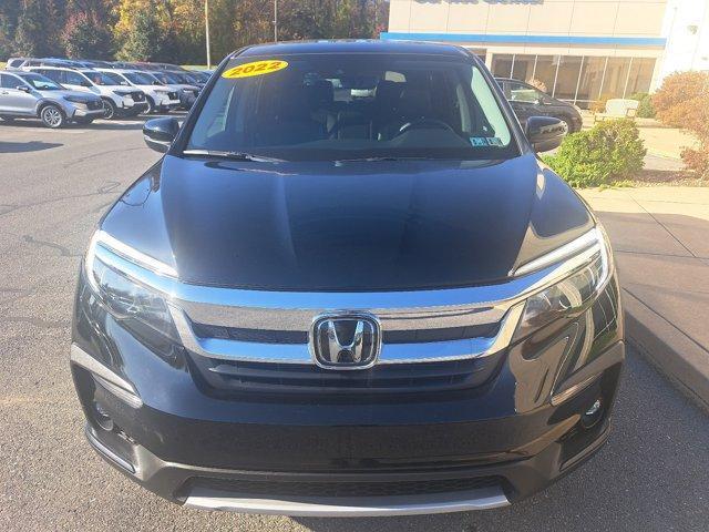 Used 2022 Honda Pilot EX-L with VIN 5FNYF6H54NB023374 for sale in Bloomsburg, PA