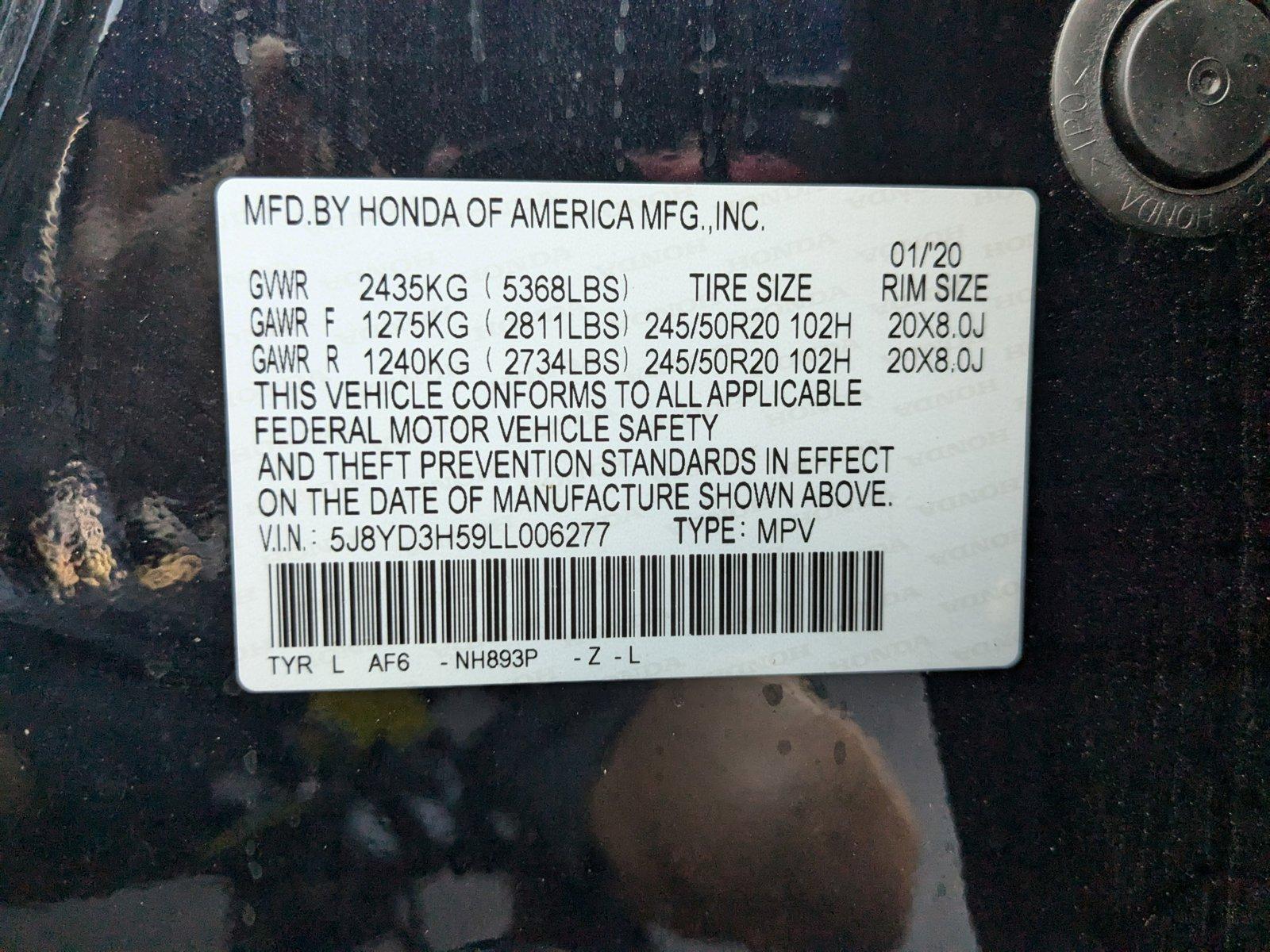 2020 Acura MDX Vehicle Photo in Sanford, FL 32771