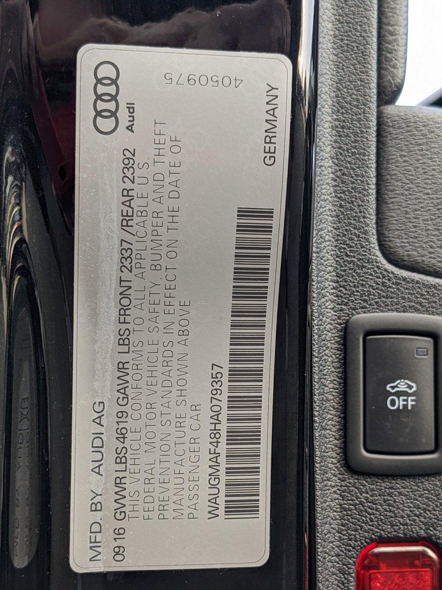 2017 Audi A4 Vehicle Photo in VALENCIA, CA 91355-1705