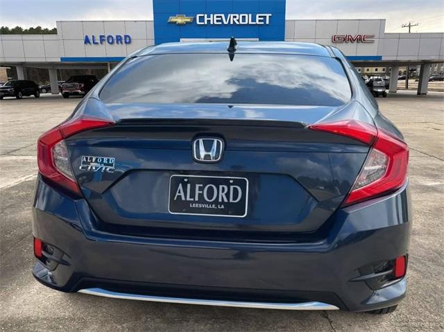 Used 2019 Honda Civic EX with VIN 19XFC1F36KE213411 for sale in Leesville, LA