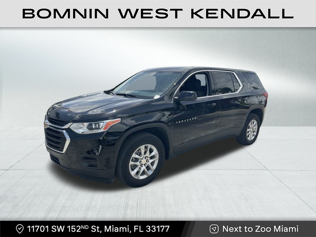 Used 2021 Chevrolet Traverse LS with VIN 1GNERFKW4MJ249098 for sale in Miami, FL