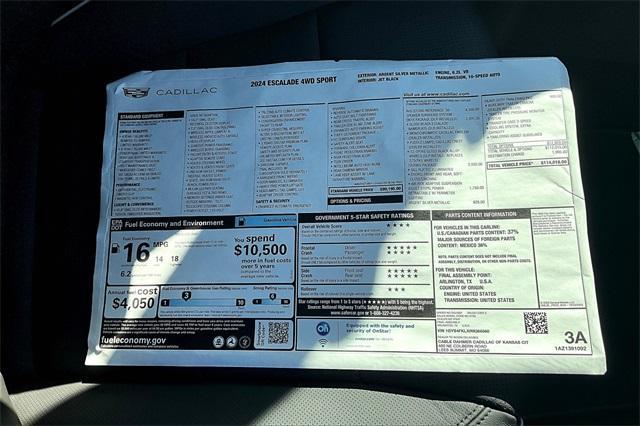 2024 Cadillac Escalade Vehicle Photo in KANSAS CITY, MO 64114-4545