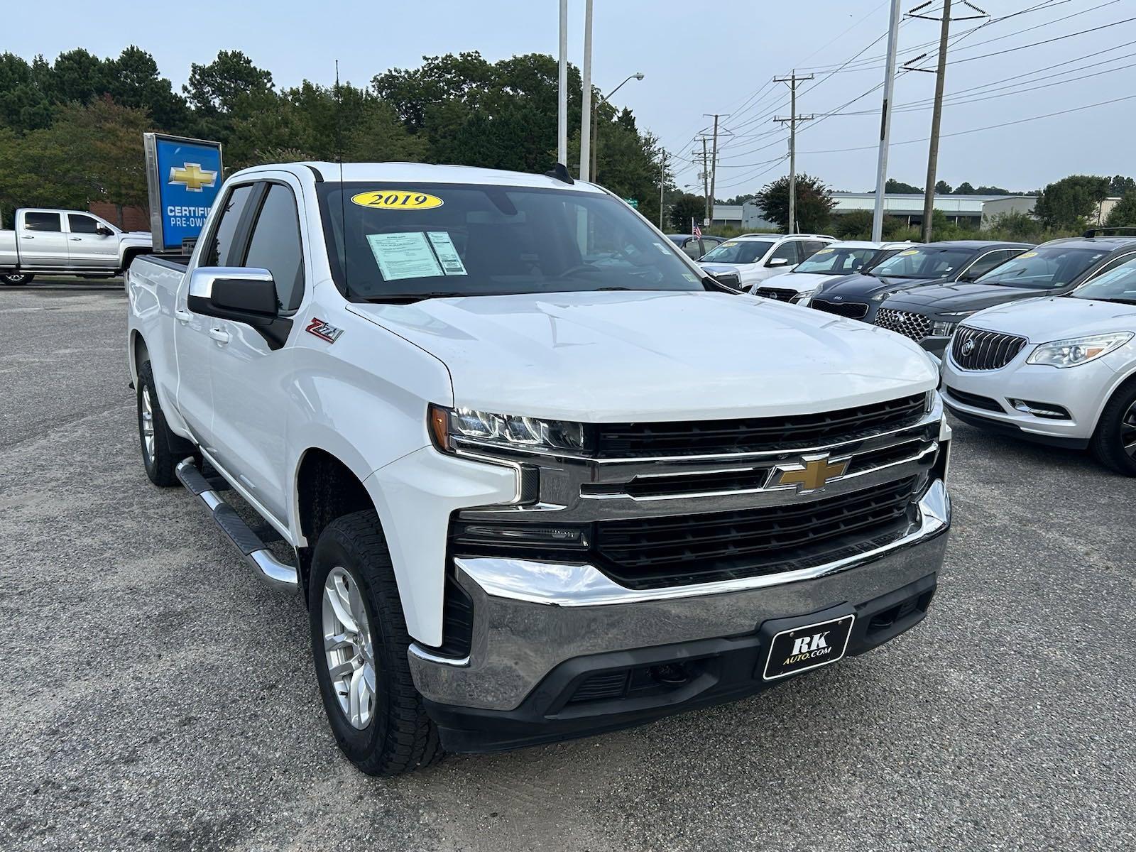 Used 2019 Chevrolet Silverado 1500 LT with VIN 1GCRYDED4KZ179399 for sale in Virginia Beach, VA