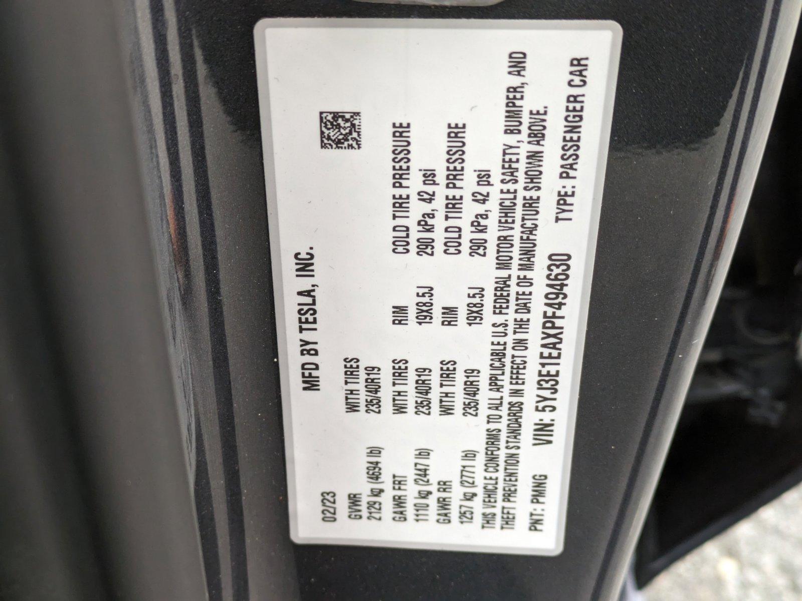 2023 Tesla Model 3 Vehicle Photo in Bethesda, MD 20852