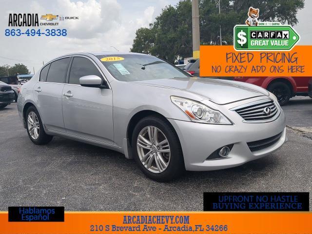 Used 2015 INFINITI Q40 Base with VIN JN1CV6AR6FM520481 for sale in Arcadia, FL