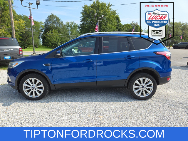 Used 2017 Ford Escape Titanium with VIN 1FMCU9J99HUE06510 for sale in Tipton, IN