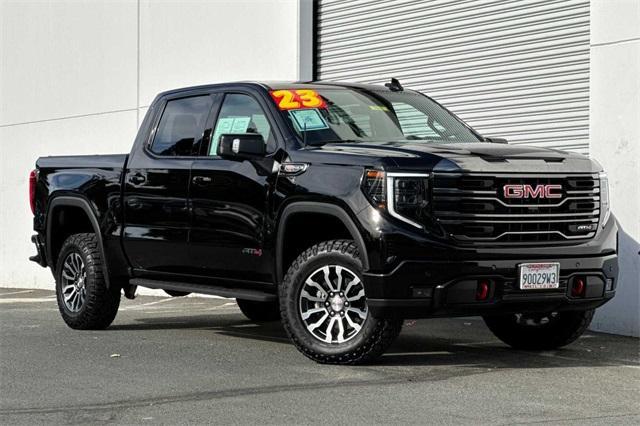 Used 2023 GMC Sierra 1500 AT4 with VIN 1GTUUEEL8PZ165001 for sale in Concord, CA