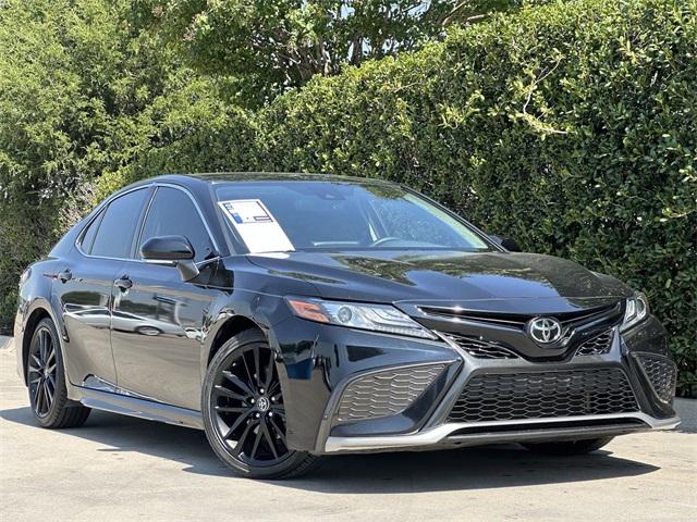 Used 2021 Toyota Camry XSE with VIN 4T1K61AK8MU416949 for sale in Garland, TX