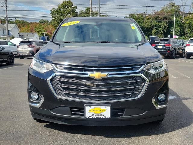 Used 2021 Chevrolet Traverse 3LT with VIN 1GNEVHKWXMJ193112 for sale in Milford, CT