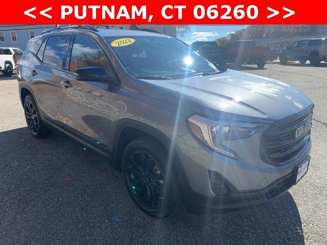 Certified 2021 GMC Terrain SLE with VIN 3GKALTEV7ML390982 for sale in Putnam, CT