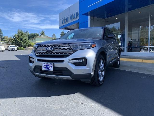 Used 2022 Ford Explorer Limited with VIN 1FMSK8FH7NGA33053 for sale in North Bend, OR