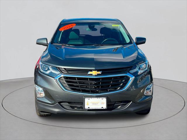 Used 2021 Chevrolet Equinox LT with VIN 3GNAXUEVXML378841 for sale in Huntington, NY