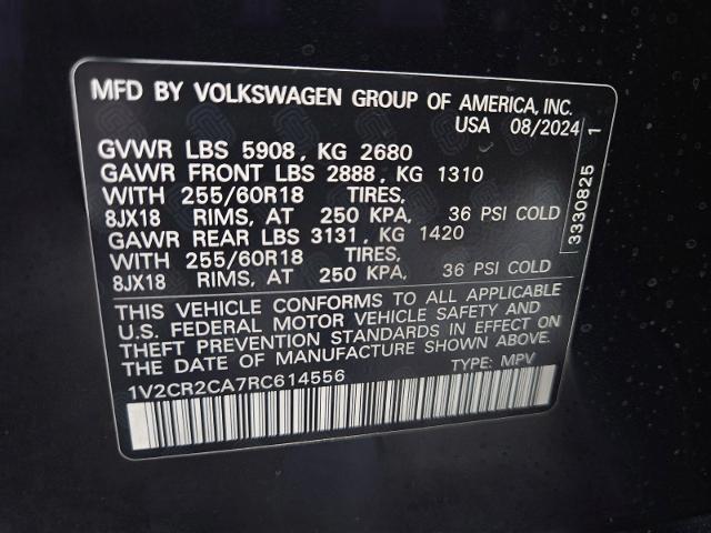 2024 Volkswagen Atlas Vehicle Photo in Weatherford, TX 76087