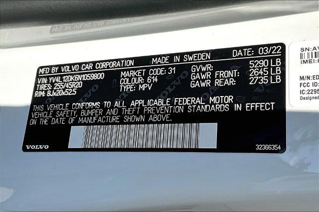 2022 Volvo XC60 Vehicle Photo in Houston, TX 77007