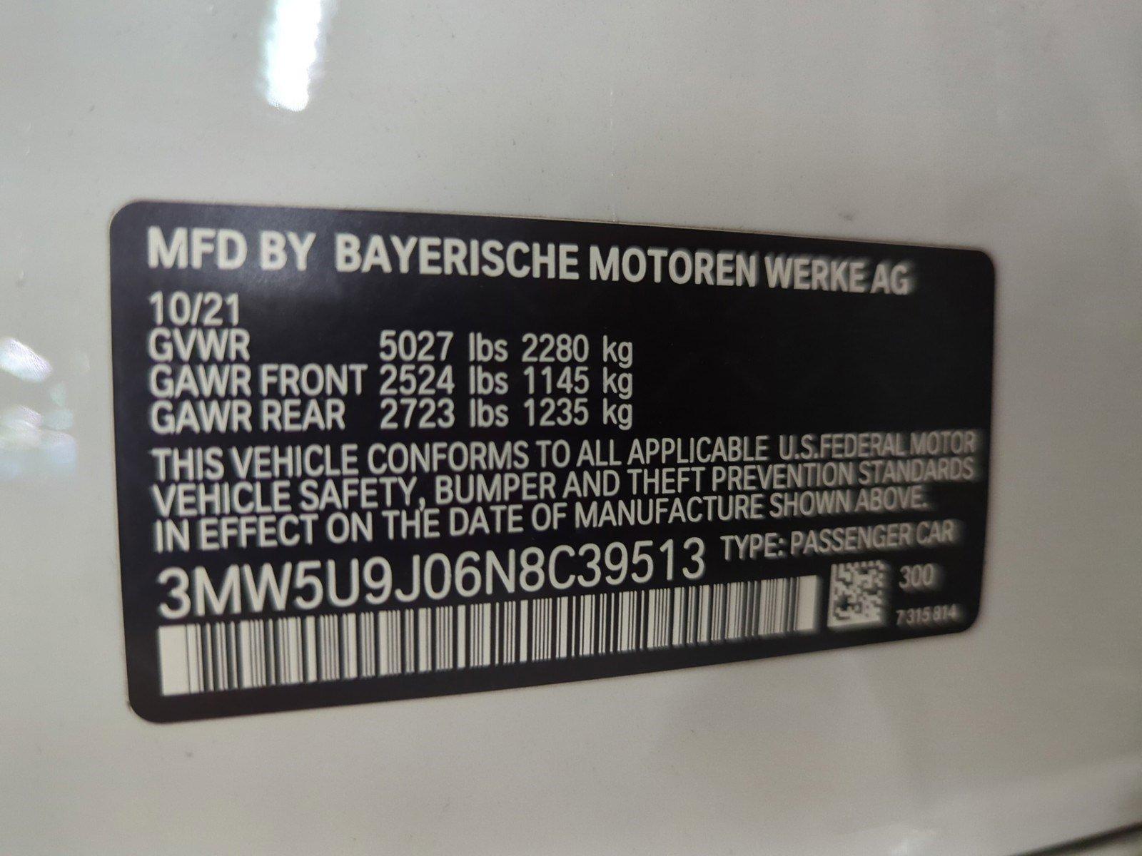 2022 BMW M340i xDrive Vehicle Photo in Margate, FL 33063