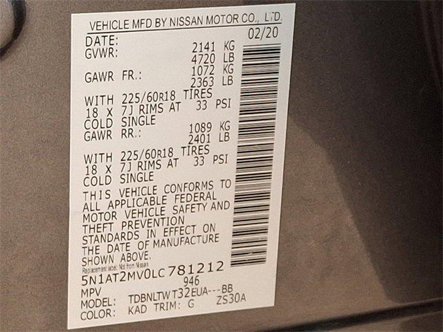 2020 Nissan Rogue Vehicle Photo in LANCASTER, PA 17601-0000