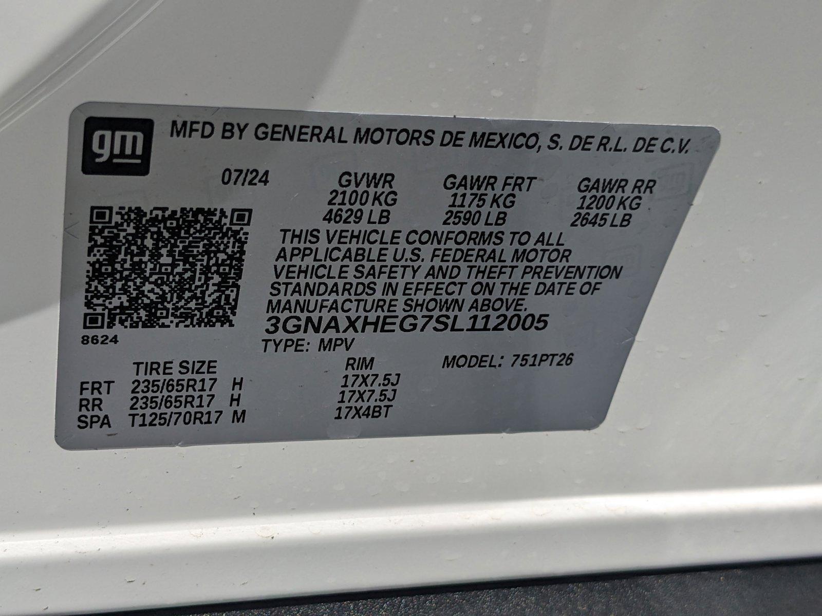 2025 Chevrolet Equinox Vehicle Photo in MIAMI, FL 33172-3015