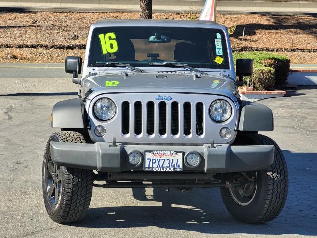 Used 2016 Jeep Wrangler Unlimited Sport S with VIN 1C4BJWDG9GL236977 for sale in Colfax, CA